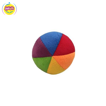 اسباب بازی توپ پارچه ای کوچک برند فرفره های رنگی